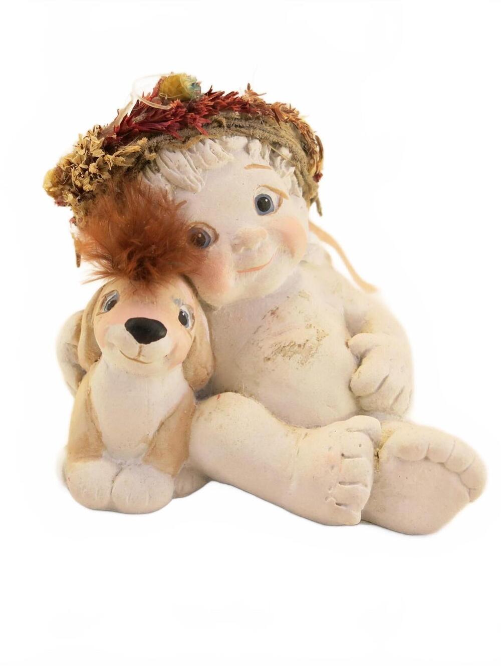 Dreamsicles Cherubs Angel 1994 Figurine Puppy and Me DC052